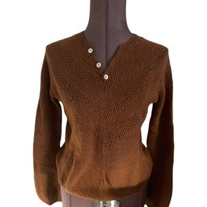 Hand Knitted Sweater With Love.